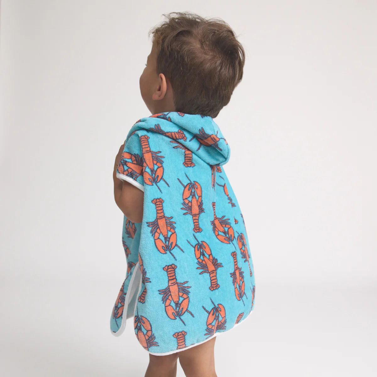 BABY HOODED TOWEL Little Lobsters - Image 4