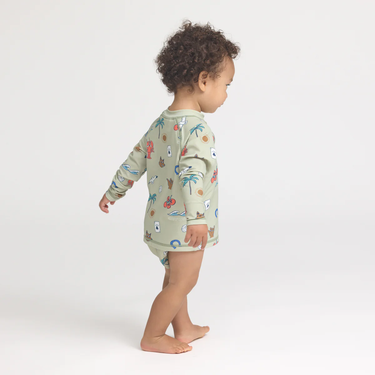 BABY RASH VEST Lucky Days Sage - Image 5