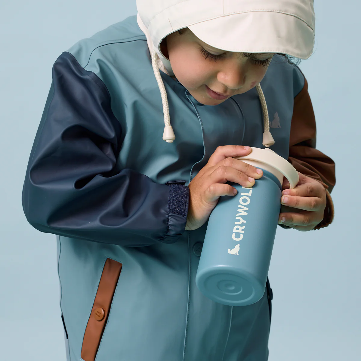 DRINK BOTTLE Stone Blue - Image 3