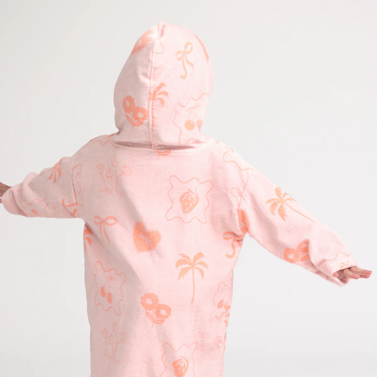 EVERYWHERE ZIP-UP TOWEL Pink - Image 4