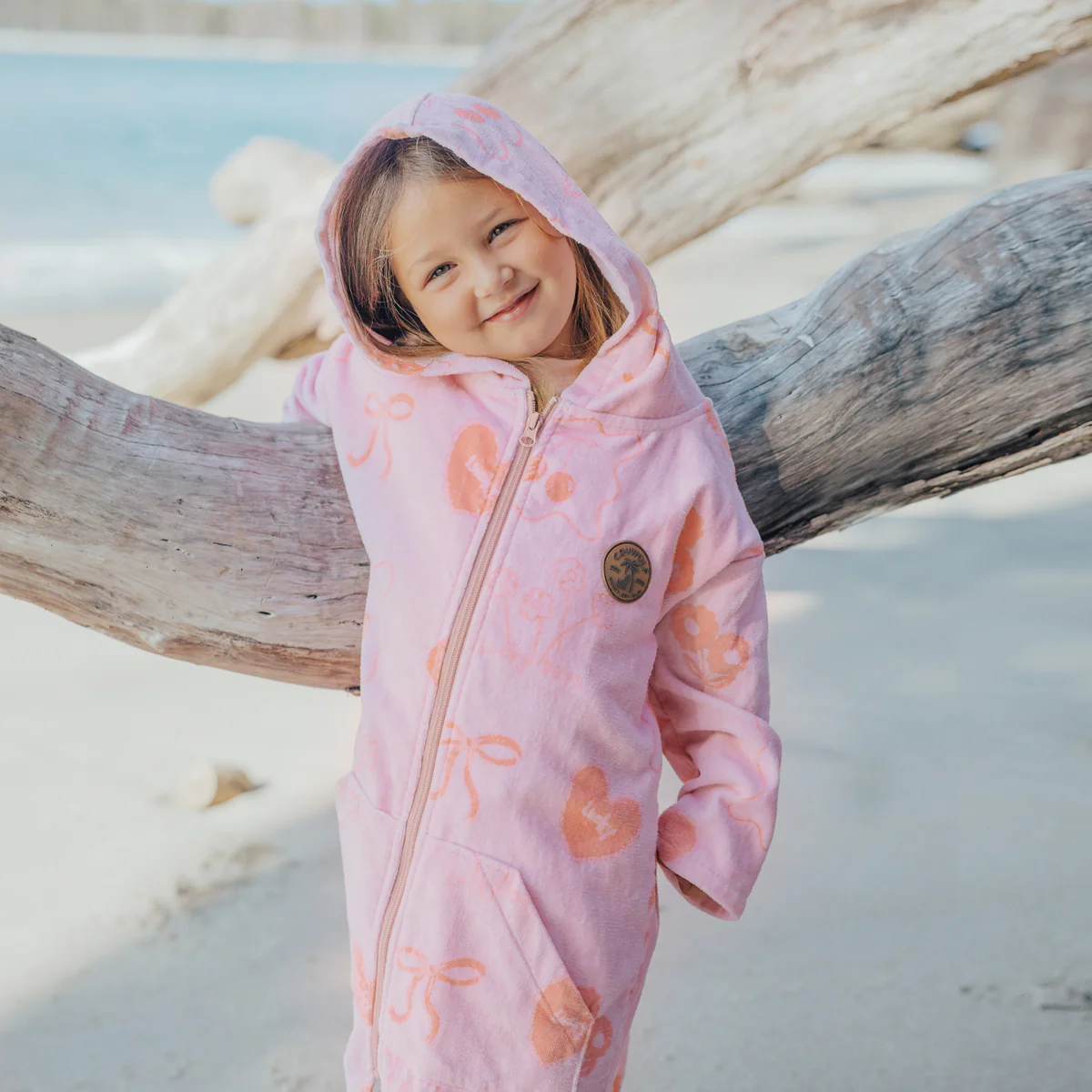 EVERYWHERE ZIP-UP TOWEL Pink - Image 5