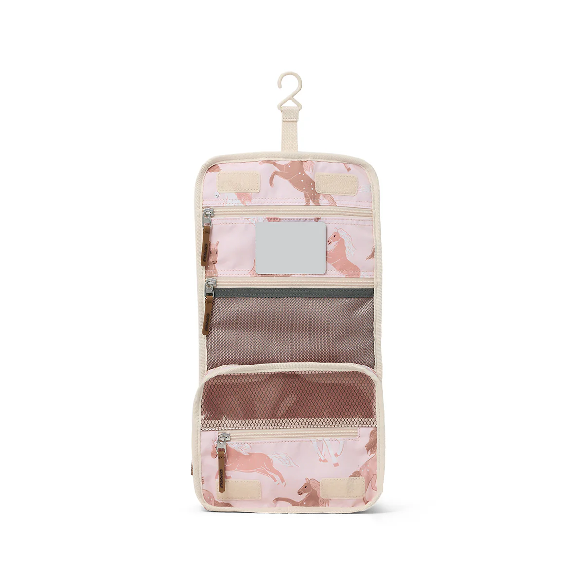 HANGING TOILETRY BAG Blush Ponies - Image 3