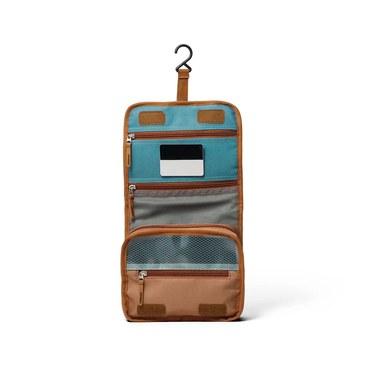 HANGING TOILETRY BAG Moss Colourblock - Image 2