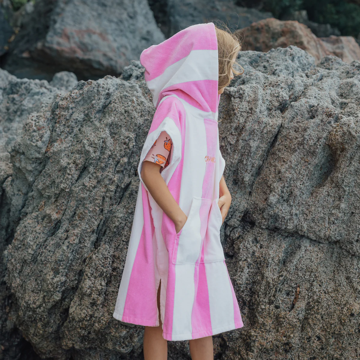 HOODED TOWEL Candy Stripe - Image 5