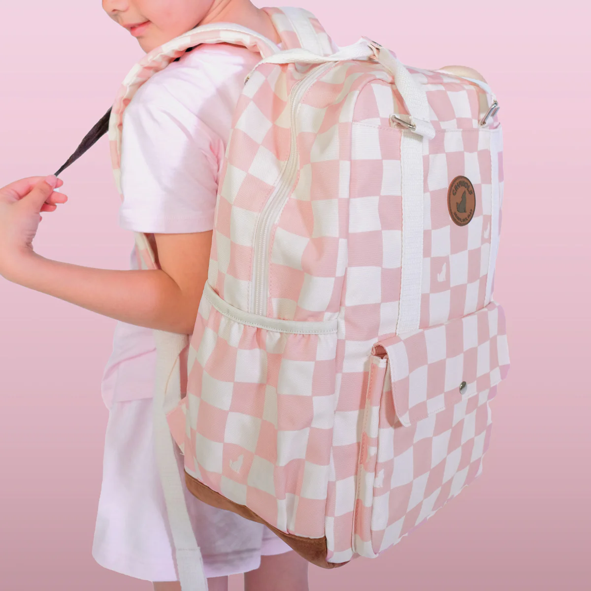 KNAPSACK Pink Check - Image 6