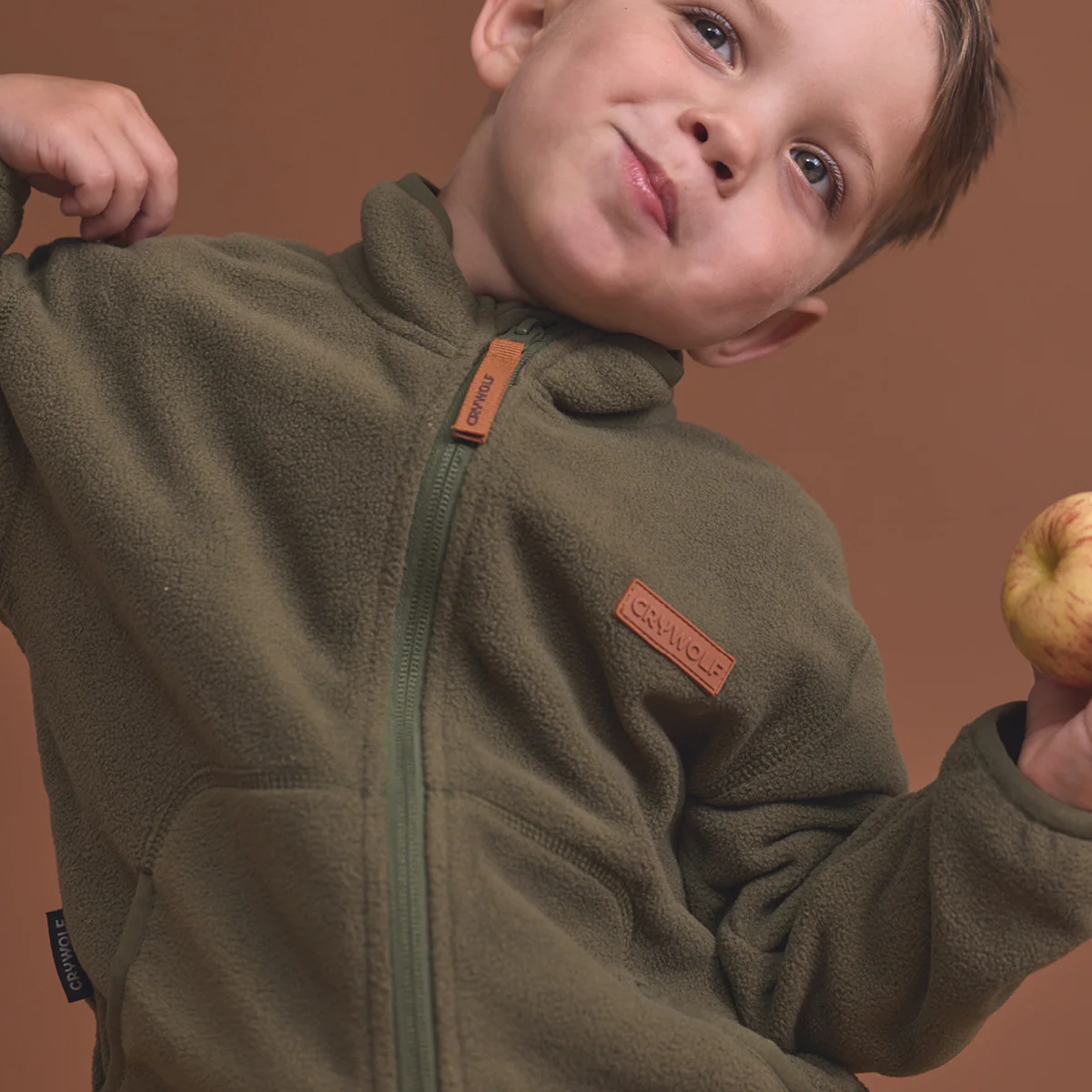 LIGHTWEIGHT FLEECE Olive - Image 5