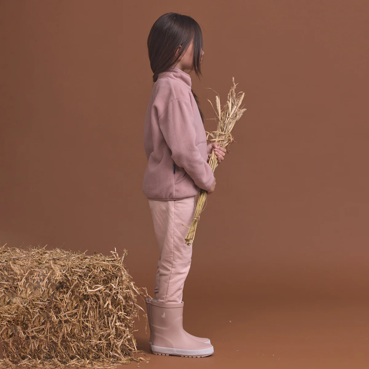 LIGHTWEIGHT FLEECE Pink Rose - Image 5