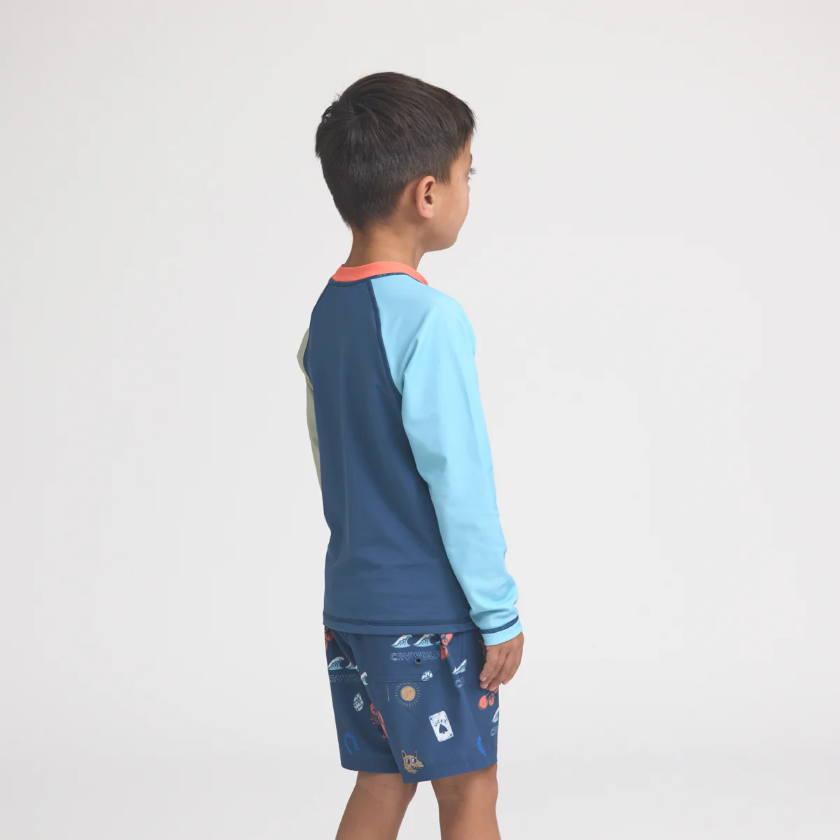 LONG SLEEVE RASH VEST Ocean Colourblock - Image 4