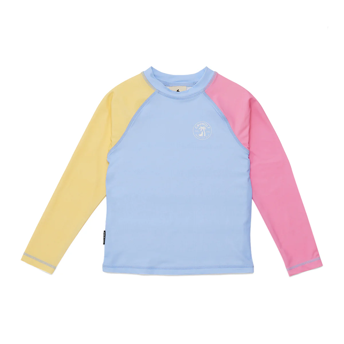 LONG SLEEVE RASH VEST Pop Colourblock