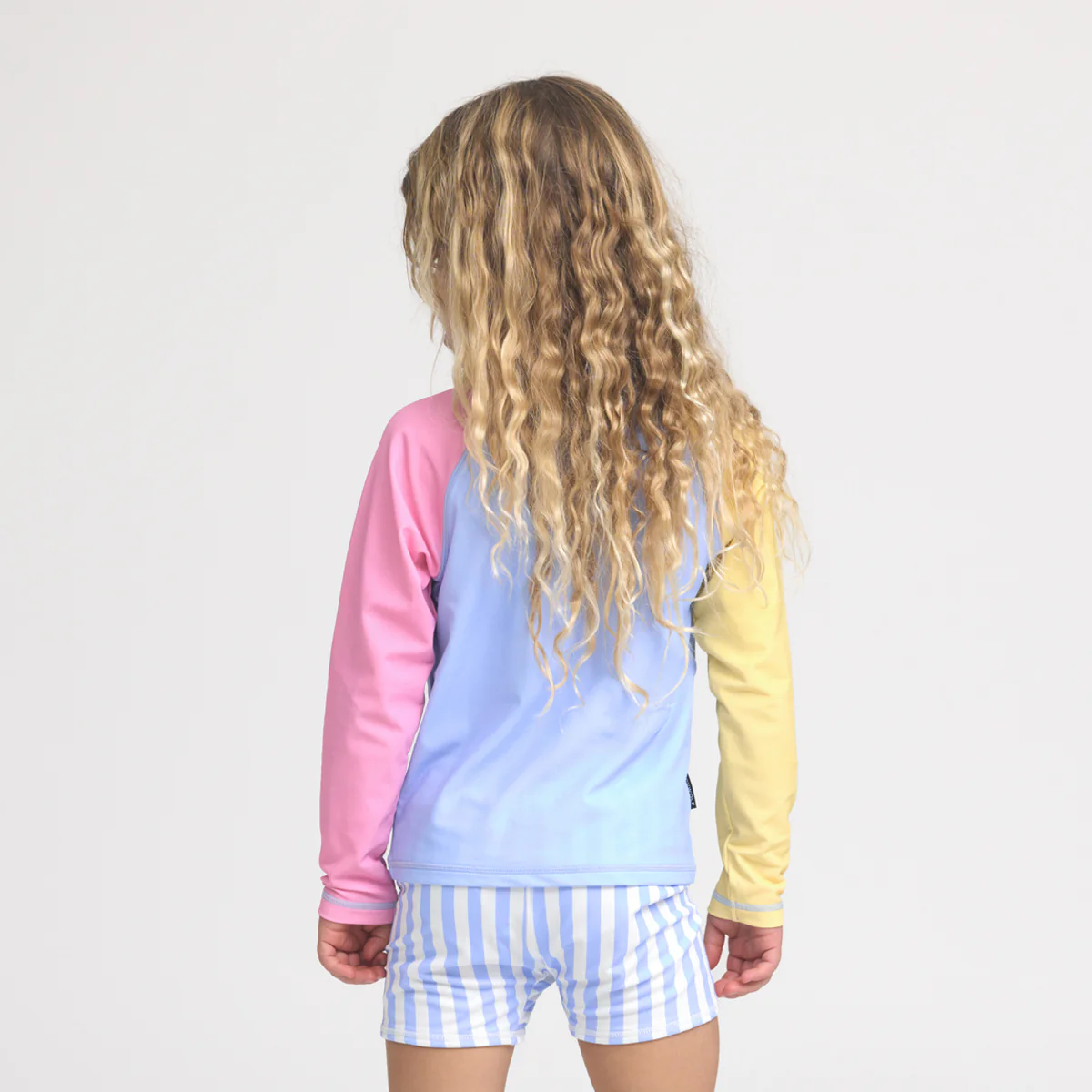LONG SLEEVE RASH VEST Pop Colourblock - Image 4