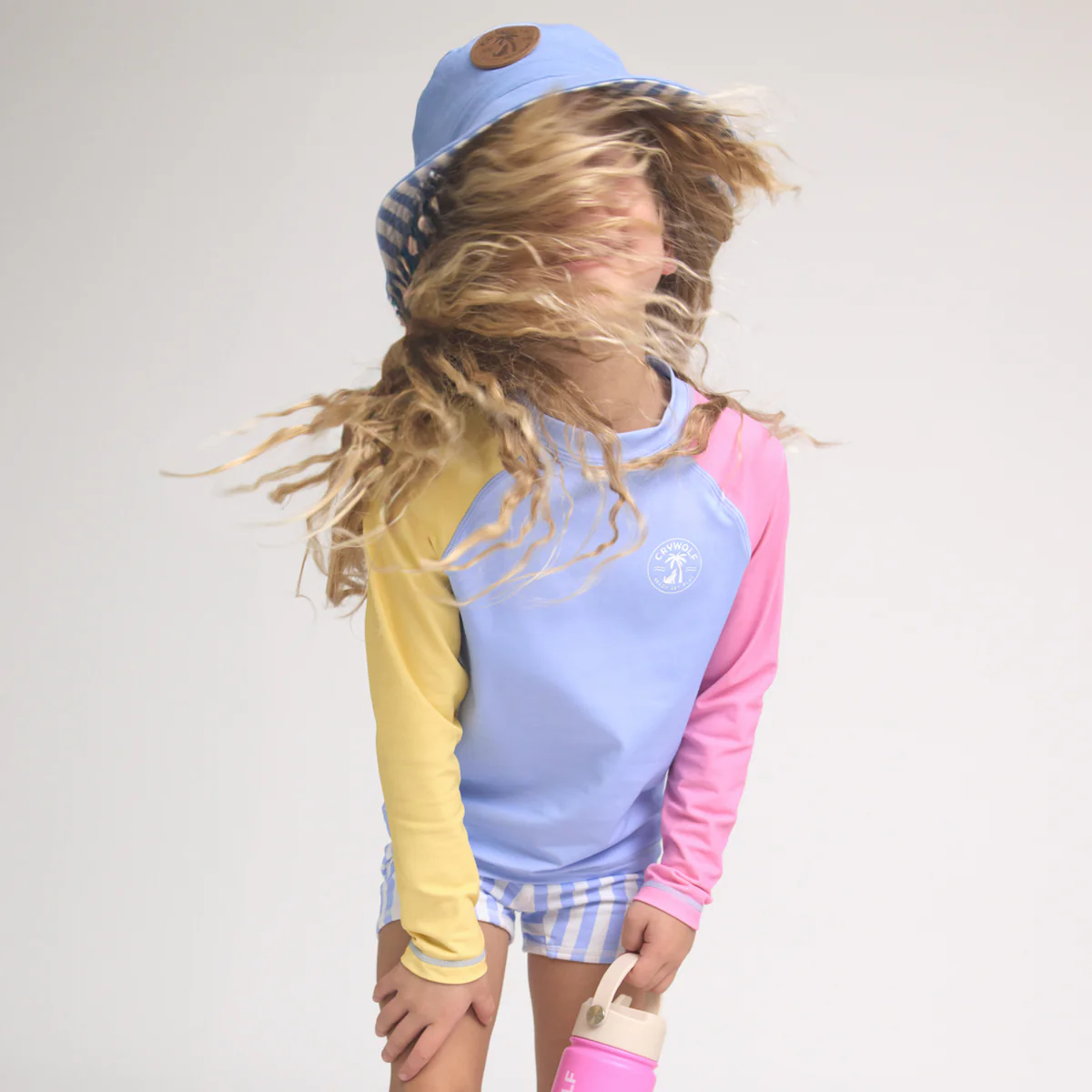 LONG SLEEVE RASH VEST Pop Colourblock - Image 6