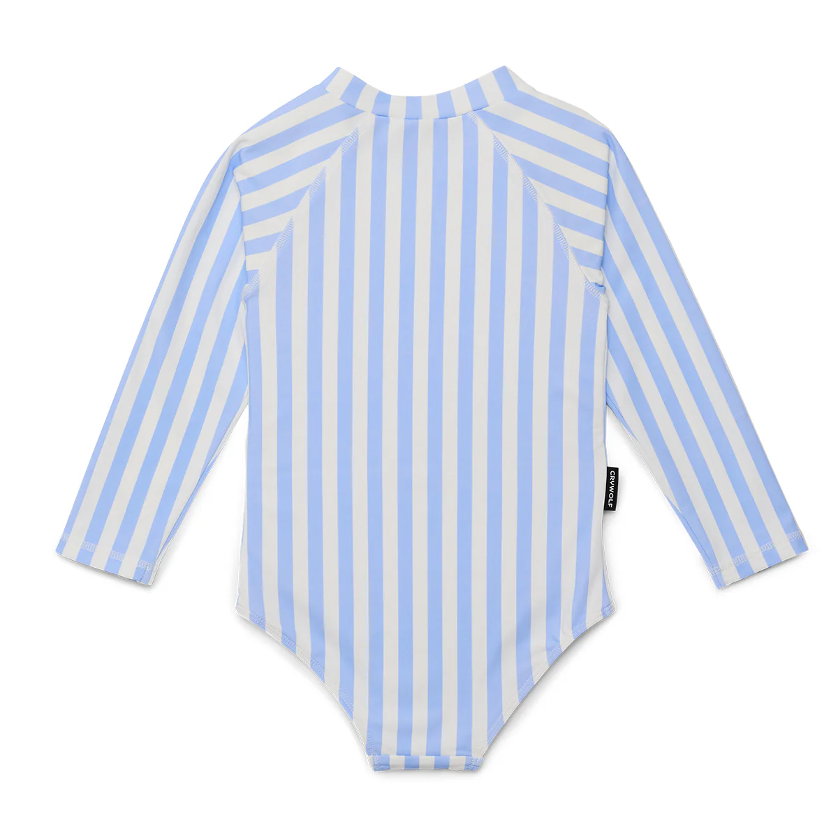 LONG SLEEVE SWIMSUIT Sky Blue Stripe - Image 3