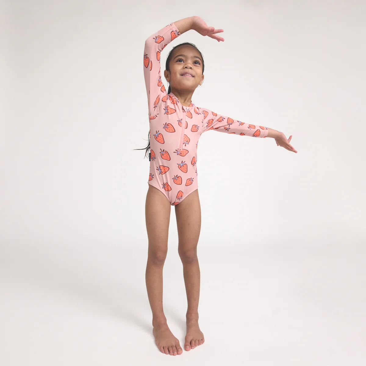 LONG SLEEVE SWIMSUIT Strawberry Splash - Image 4