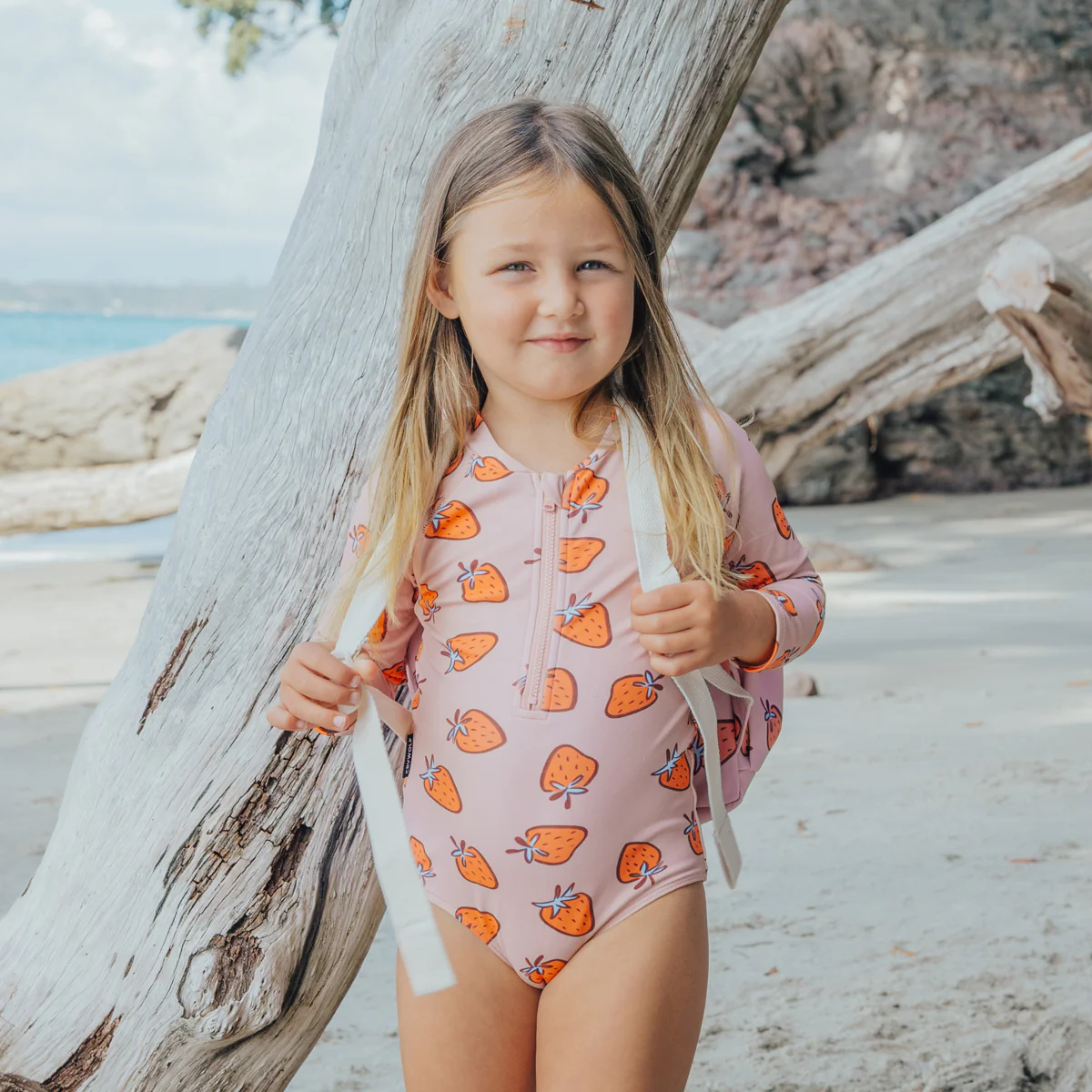 LONG SLEEVE SWIMSUIT Strawberry Splash - Image 6