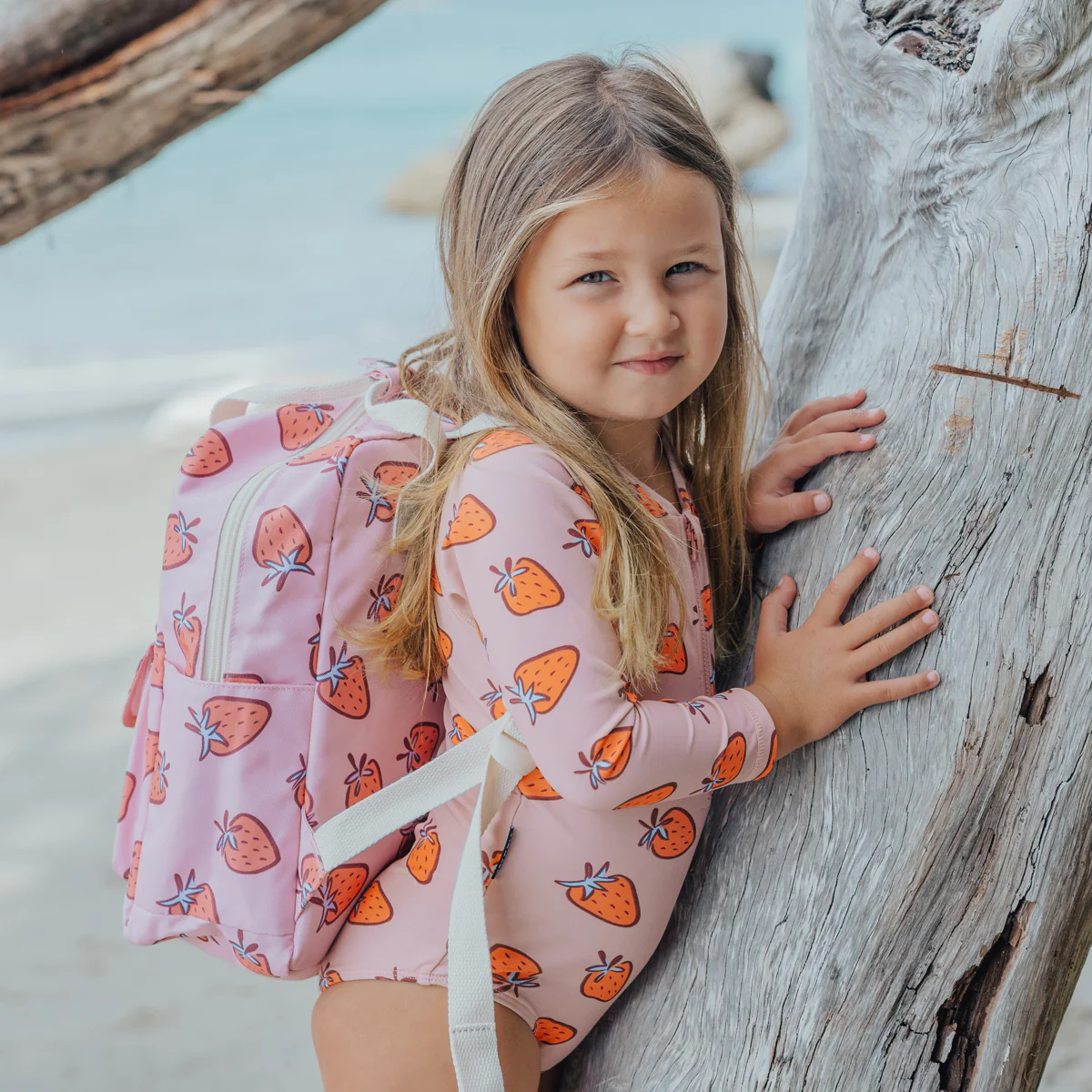 LONG SLEEVE SWIMSUIT Strawberry Splash - Image 8