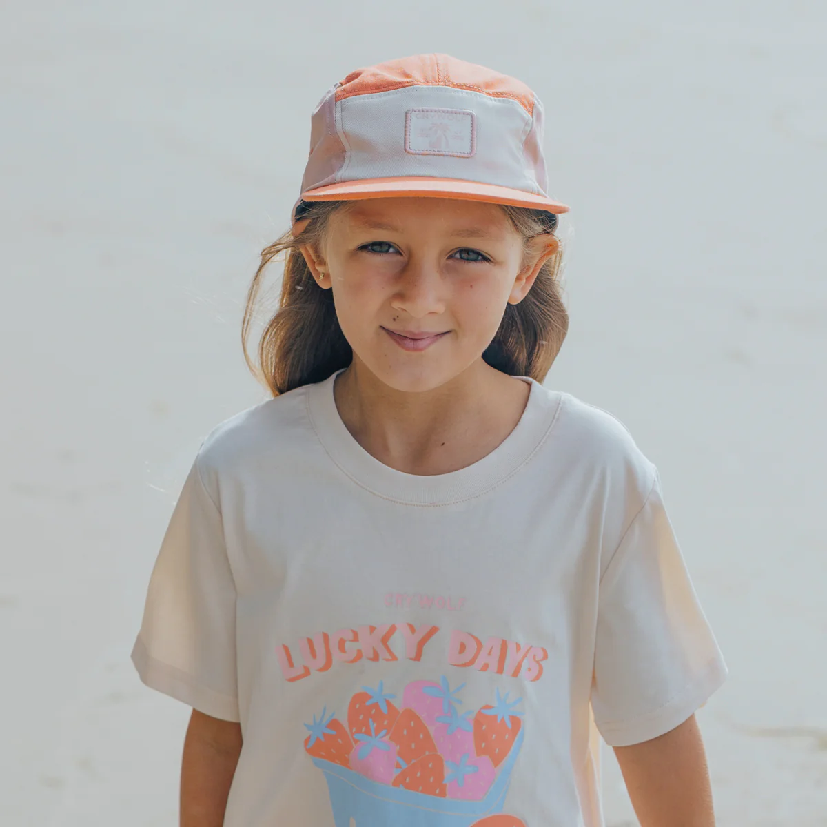 LUCKY CAP Coral Colourblock - Image 2