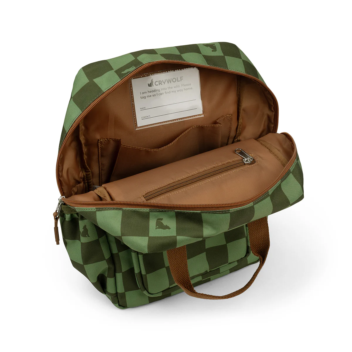 MINI BACKPACK Green Check - Image 4