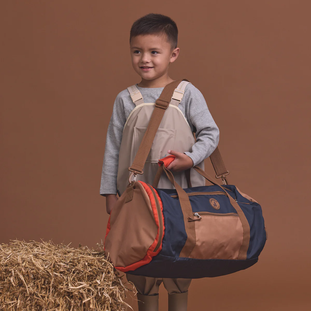 PACKABLE DUFFEL Ash Colourblock - Image 2