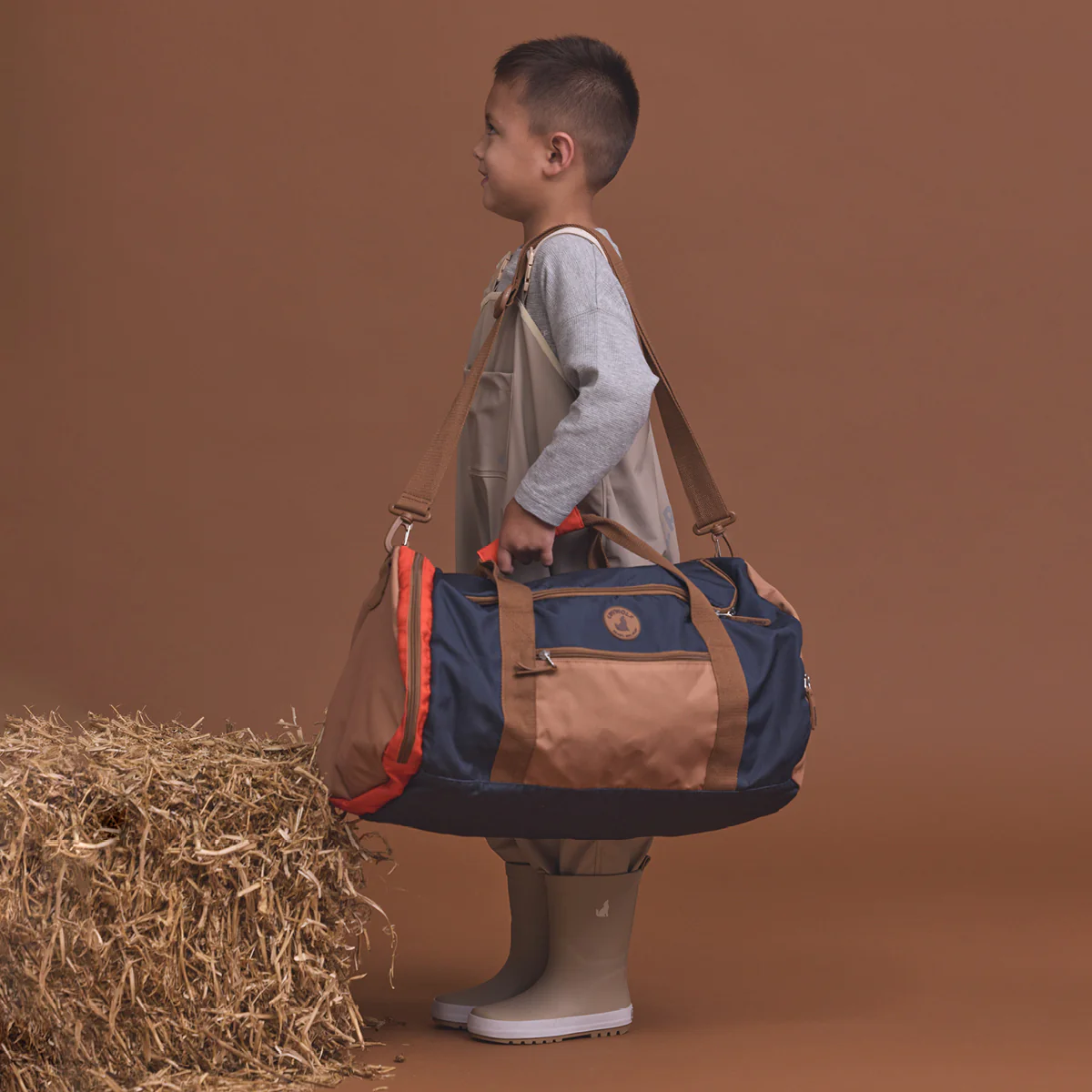 PACKABLE DUFFEL Ash Colourblock - Image 5