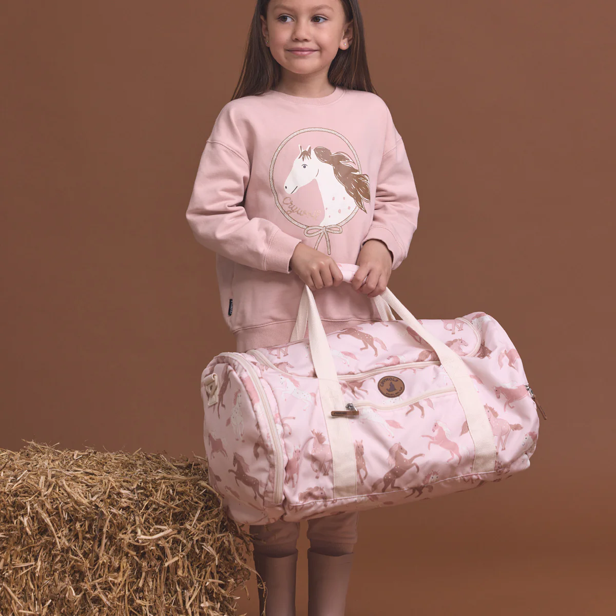 PACKABLE DUFFEL Blush Ponies - Image 2