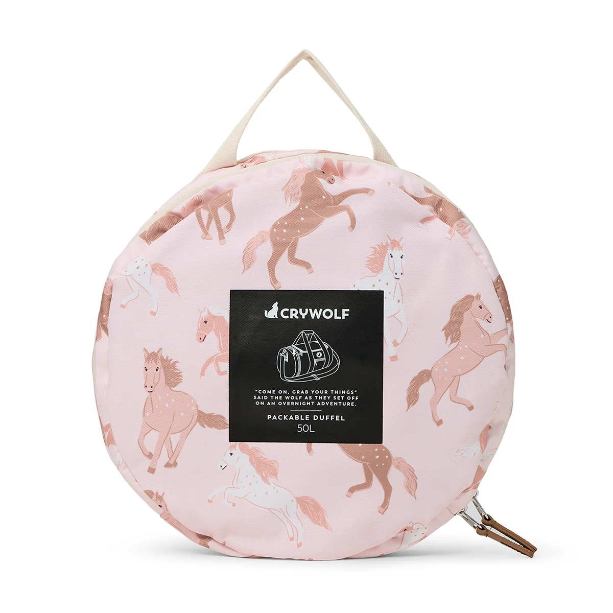 PACKABLE DUFFEL Blush Ponies - Image 3