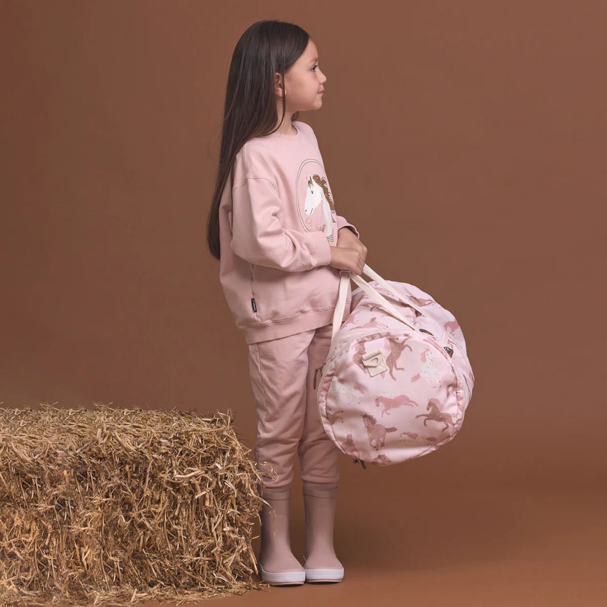 PACKABLE DUFFEL Blush Ponies - Image 5