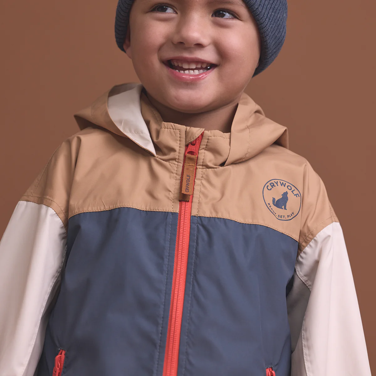 PACKABLE JACKET Ash Colourblock - Image 2