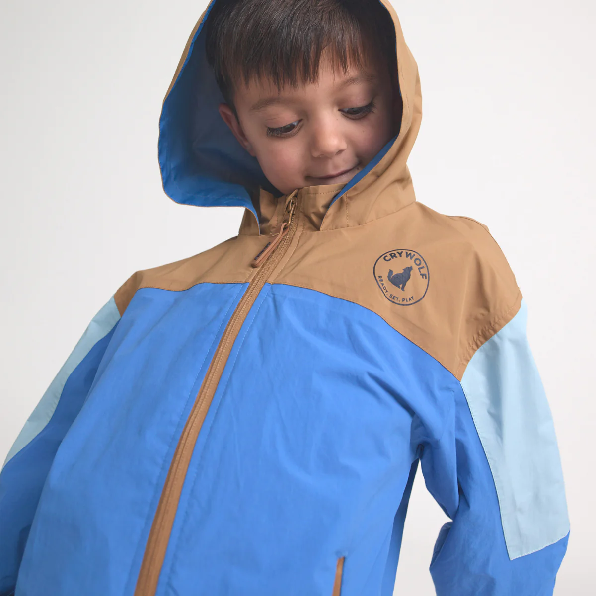 PACKABLE JACKET Ocean Colourblock - Image 4