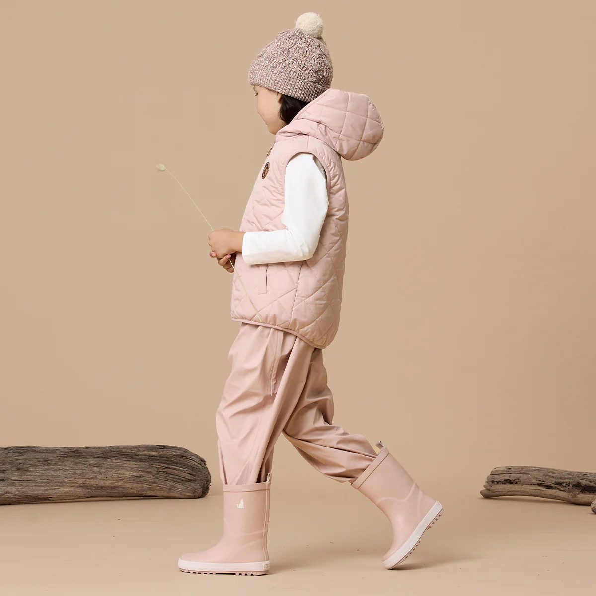 RAIN BOOTS Dusty Pink - Image 4