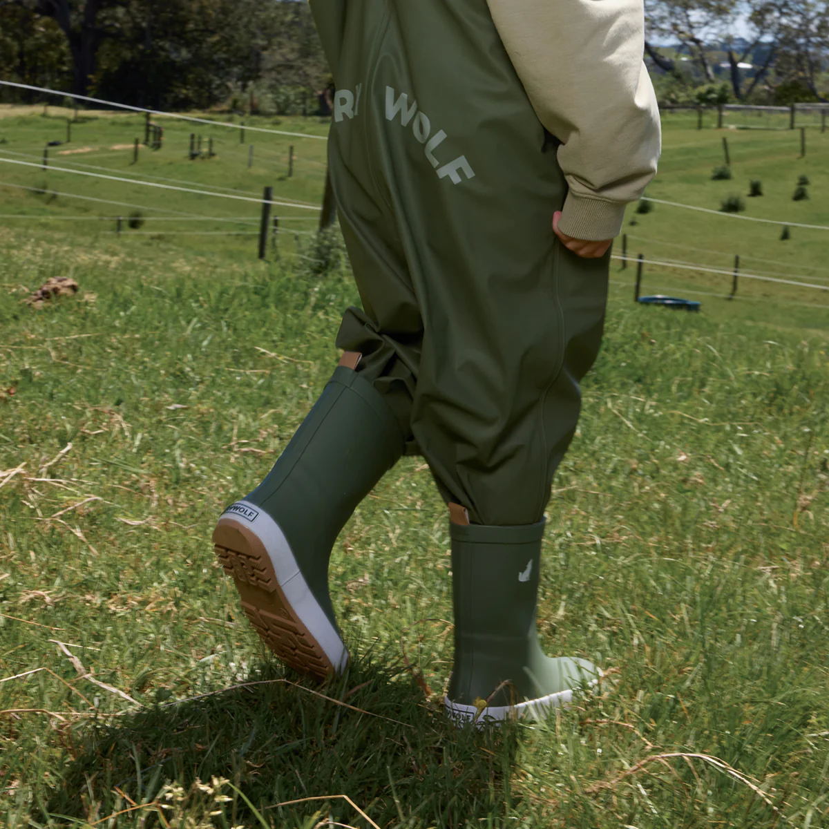 RAIN BOOTS Olive - Image 4