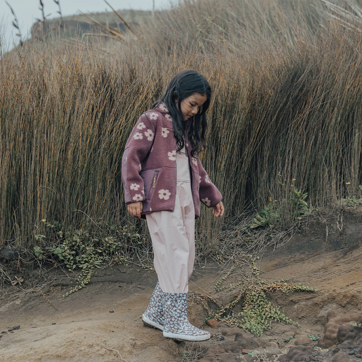 RAIN OVERALLS Dusty Pink - Image 4