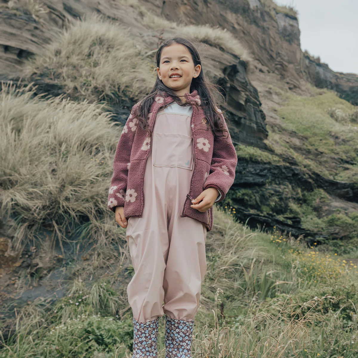 RAIN OVERALLS Dusty Pink - Image 5
