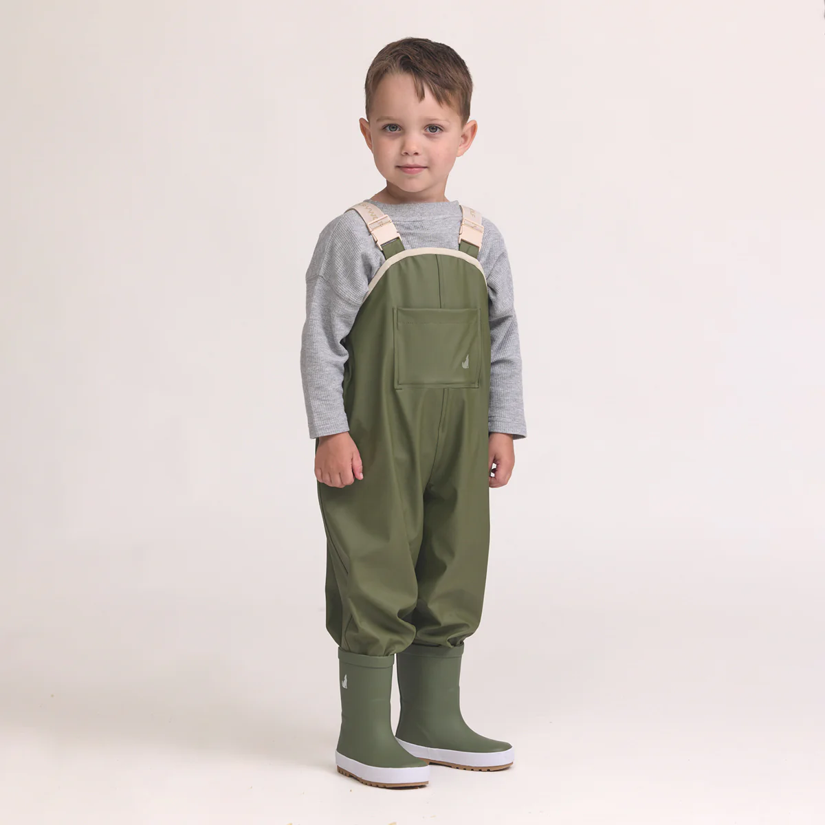 RAIN OVERALLS Olive - Image 2