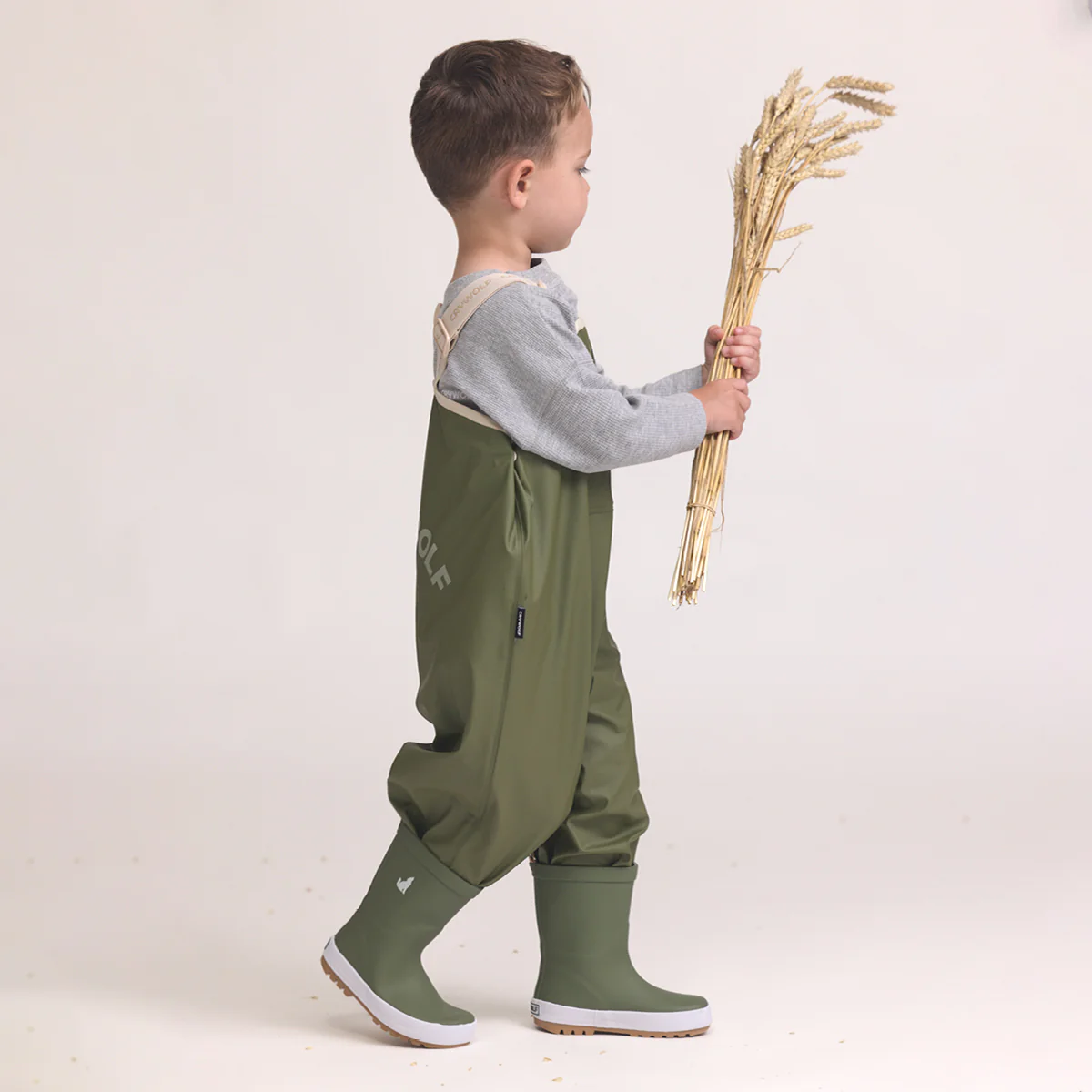 RAIN OVERALLS Olive - Image 4
