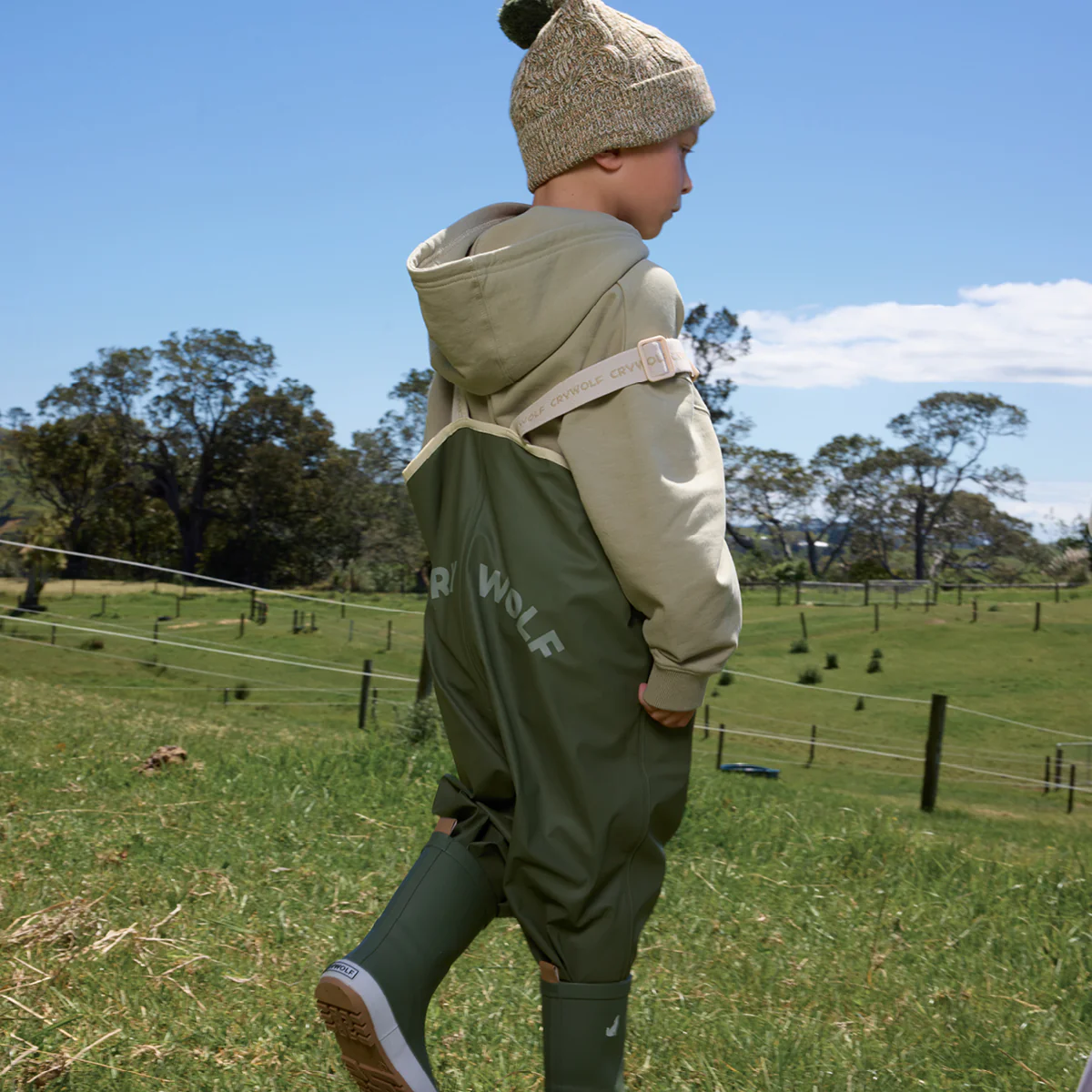 RAIN OVERALLS Olive - Image 8