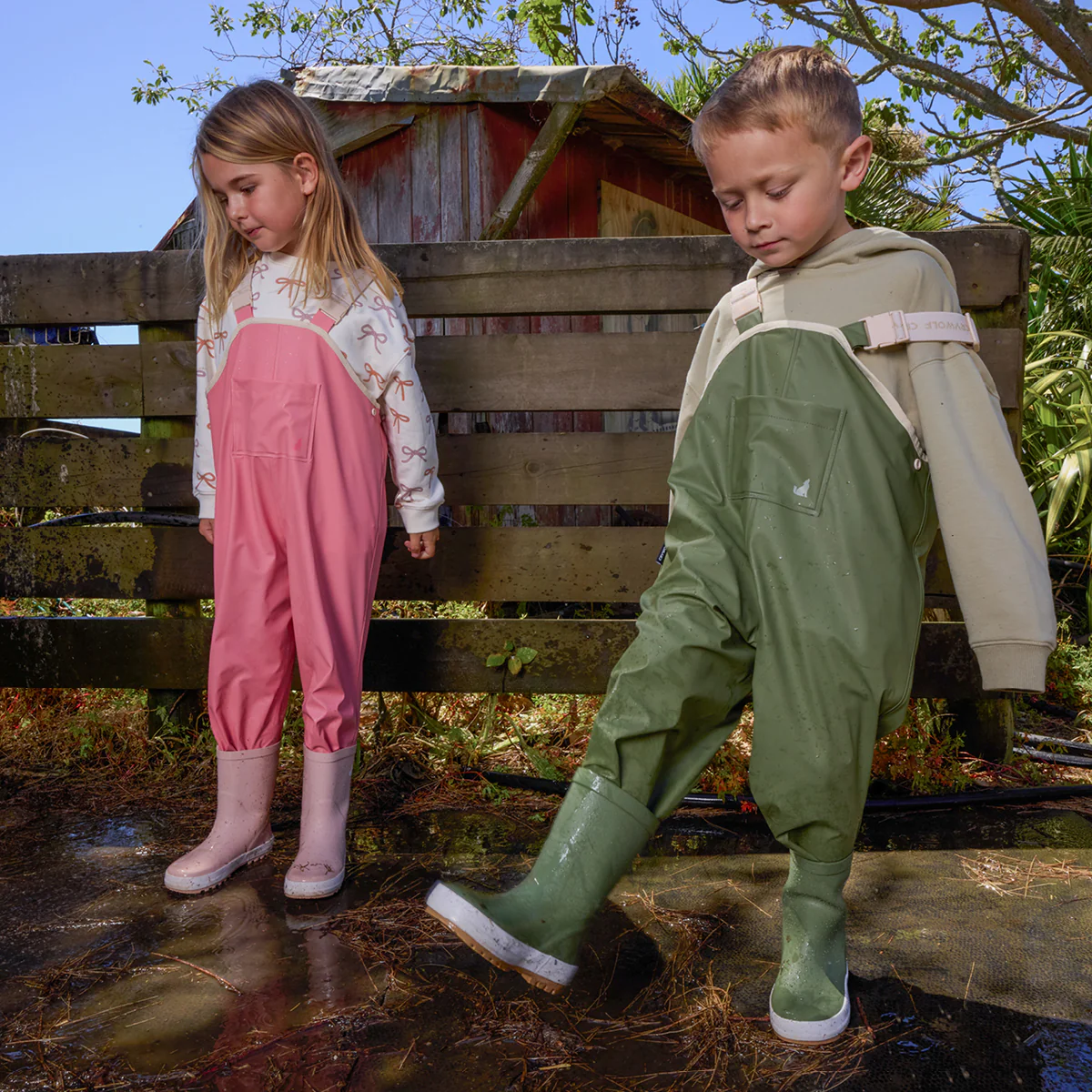 RAIN OVERALLS Olive - Image 9