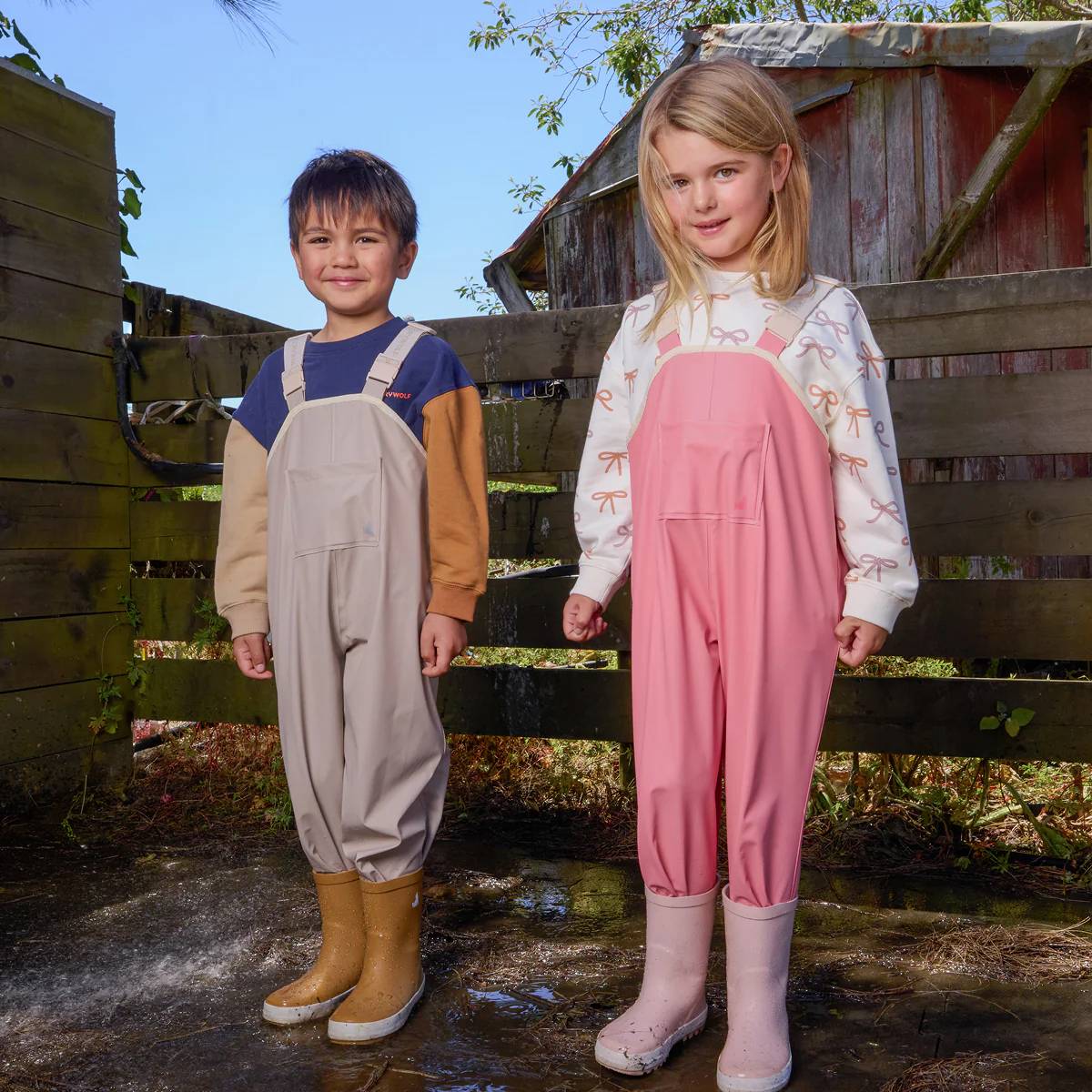 RAIN OVERALLS Rose - Image 8