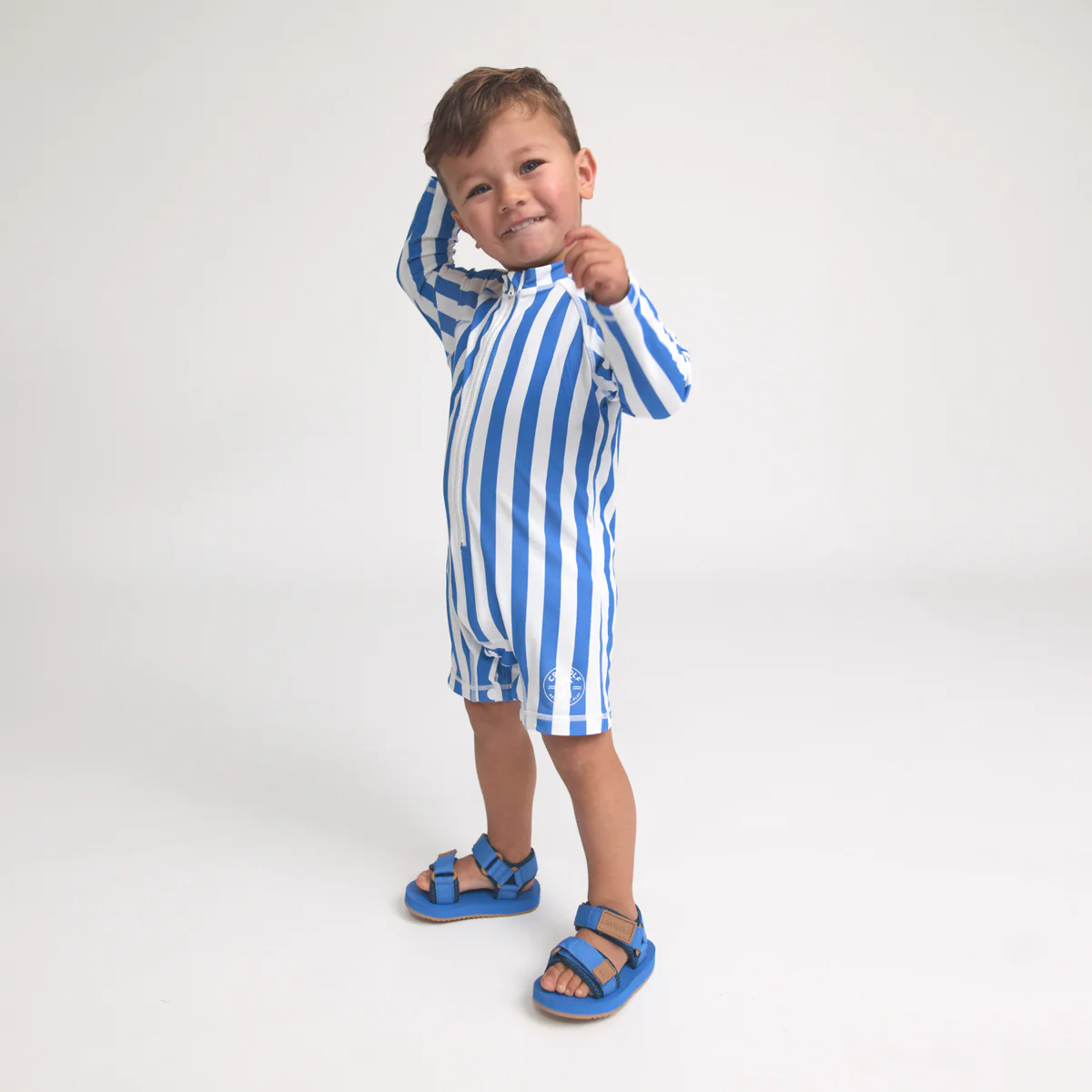 BABY RASH SUIT Deep Sea Stripe - Image 2