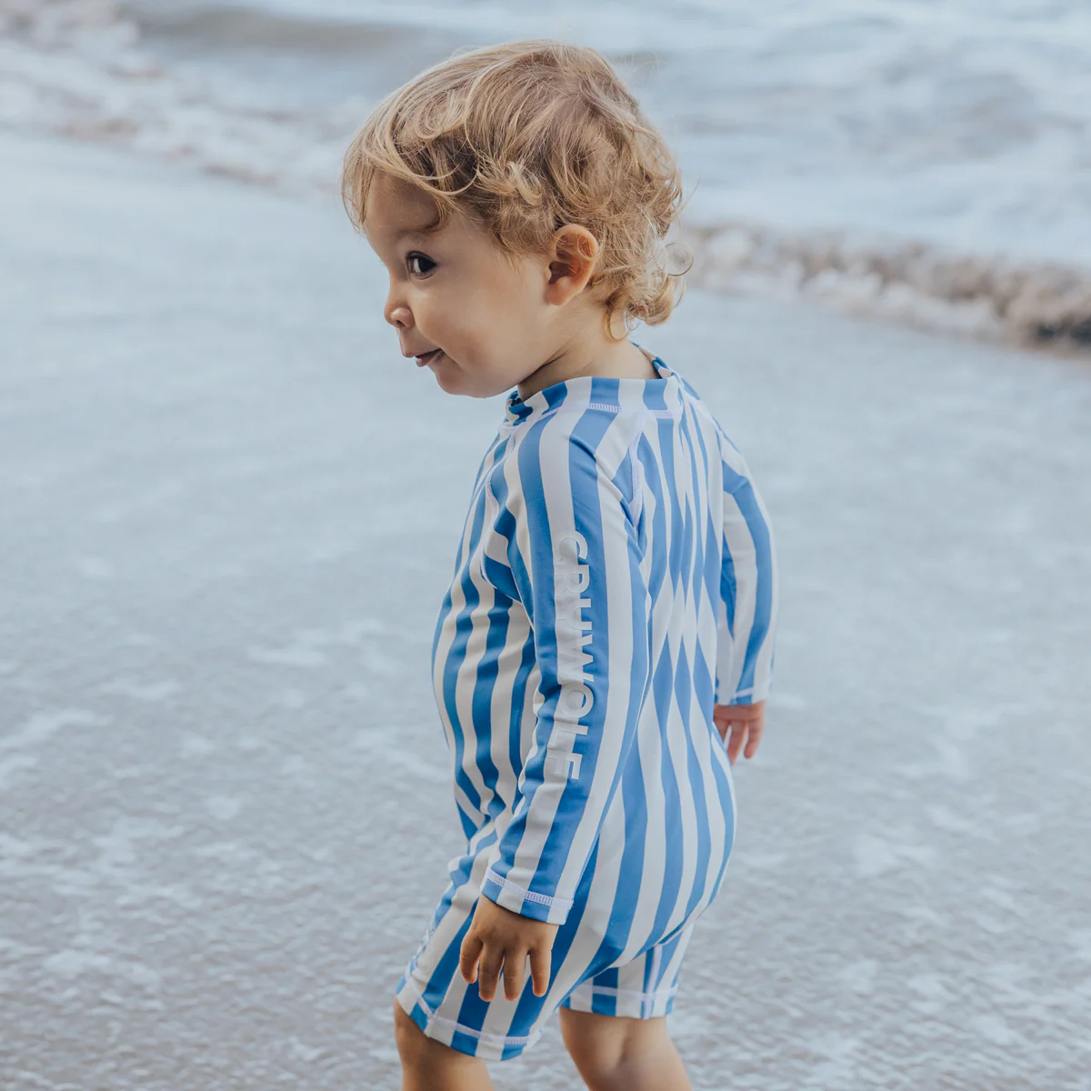 BABY RASH SUIT Deep Sea Stripe - Image 7