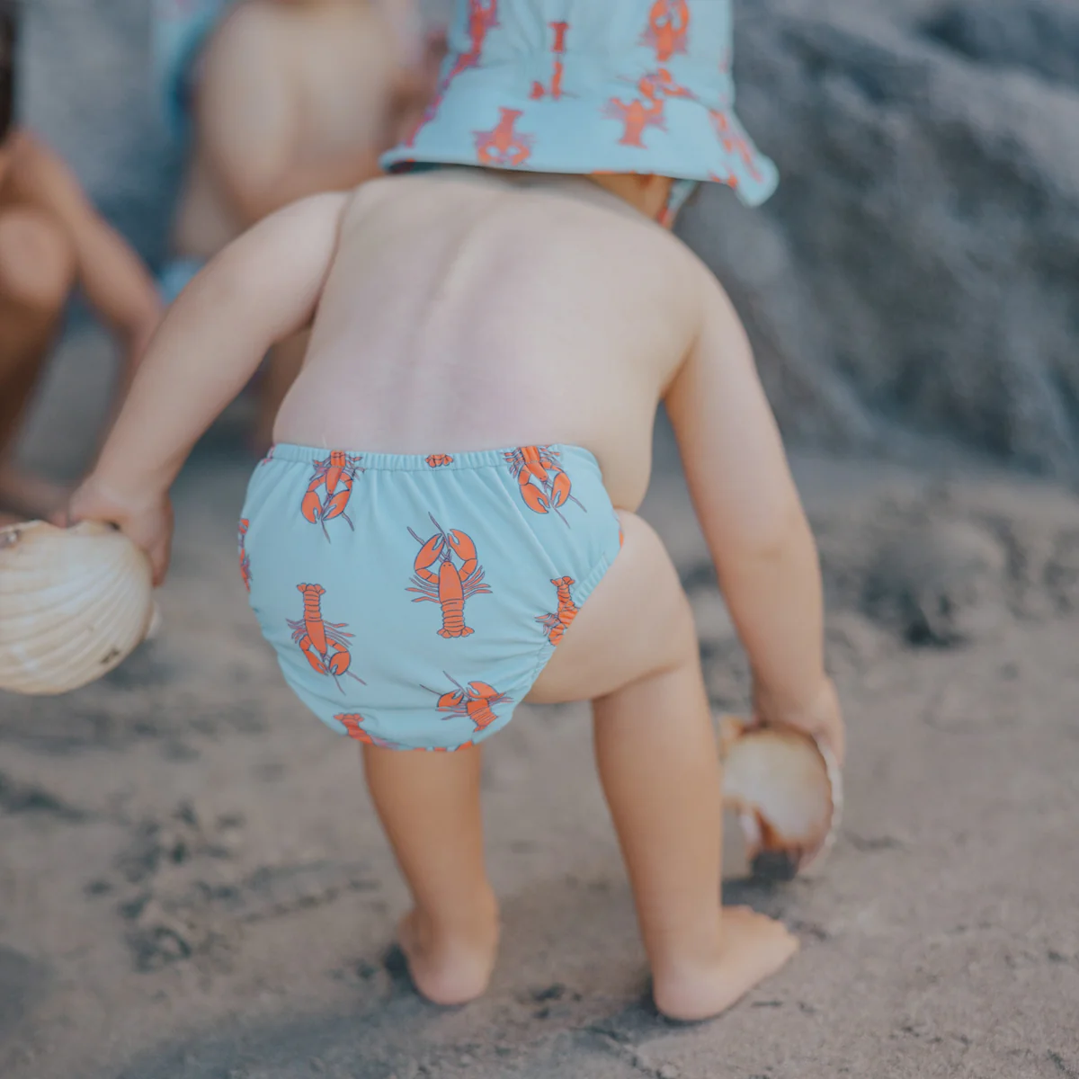 REUSABLE SWIM NAPPY Little Lobsters - Image 6