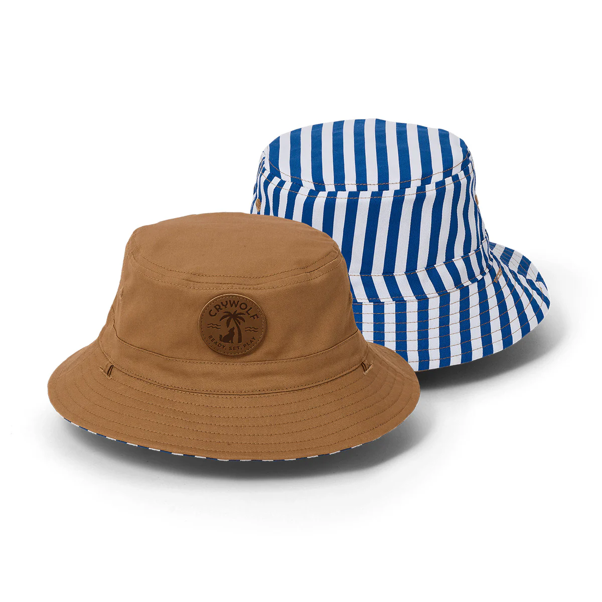 REVERSIBLE BUCKET HAT Deep Sea Stripe - Image 3