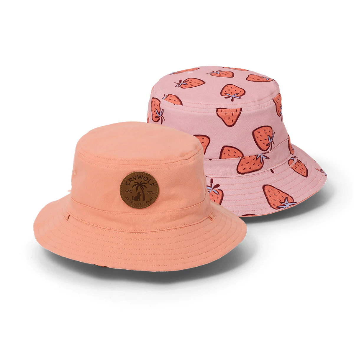 REVERSIBLE BUCKET HAT Strawberry Splash - Image 3