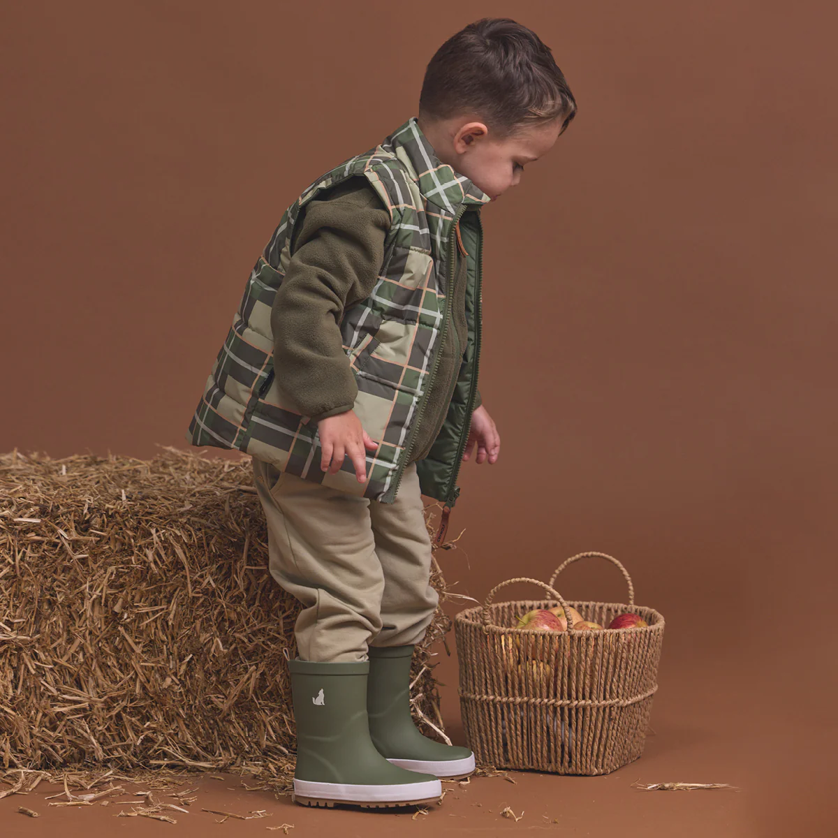 REVERSIBLE ECO-VEST Field Plaid - Image 7