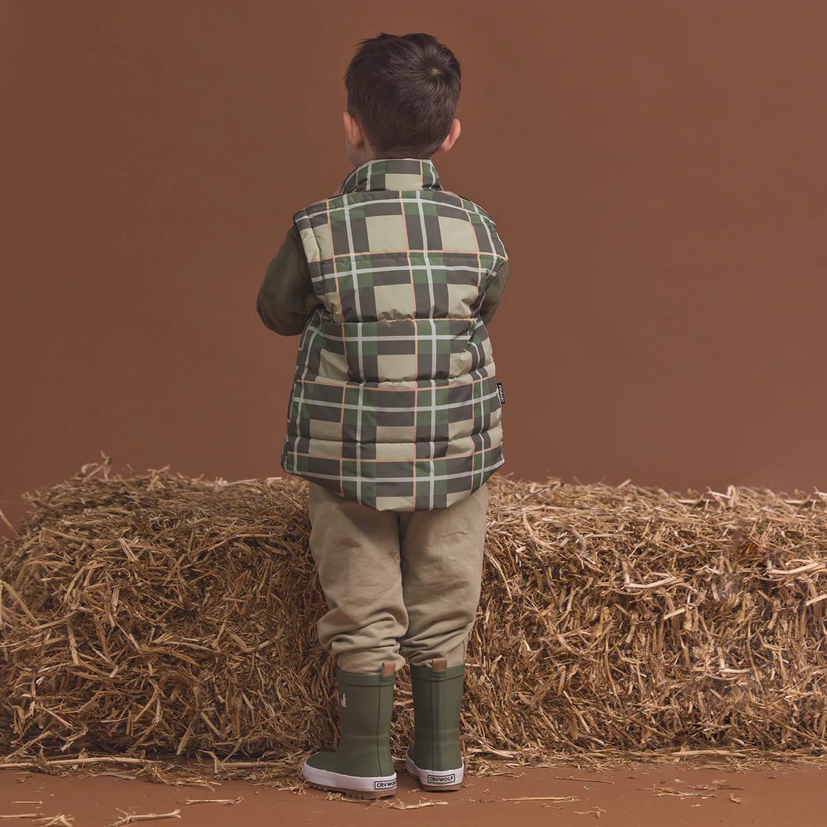 REVERSIBLE ECO-VEST Field Plaid - Image 8