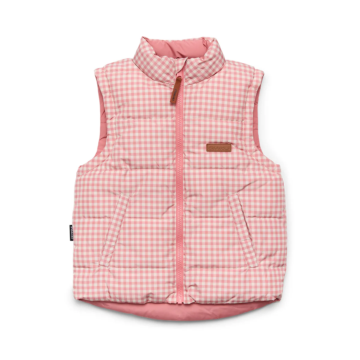 REVERSIBLE ECO-VEST Rose Gingham - Image 3