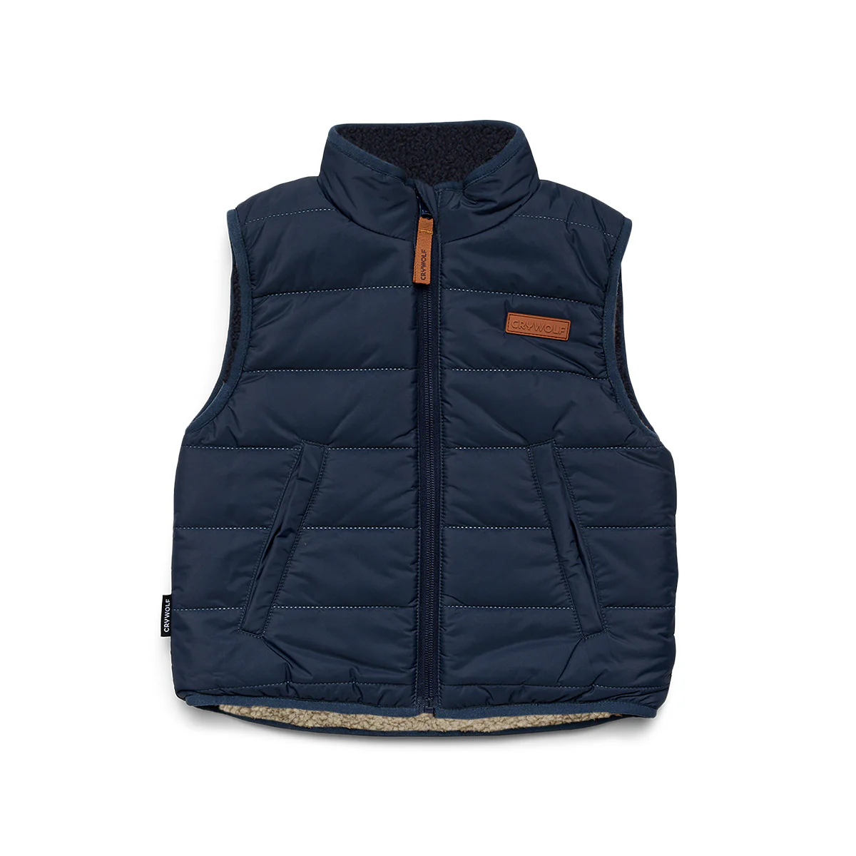 REVERSIBLE YETI VEST Ash Colourblock - Image 5