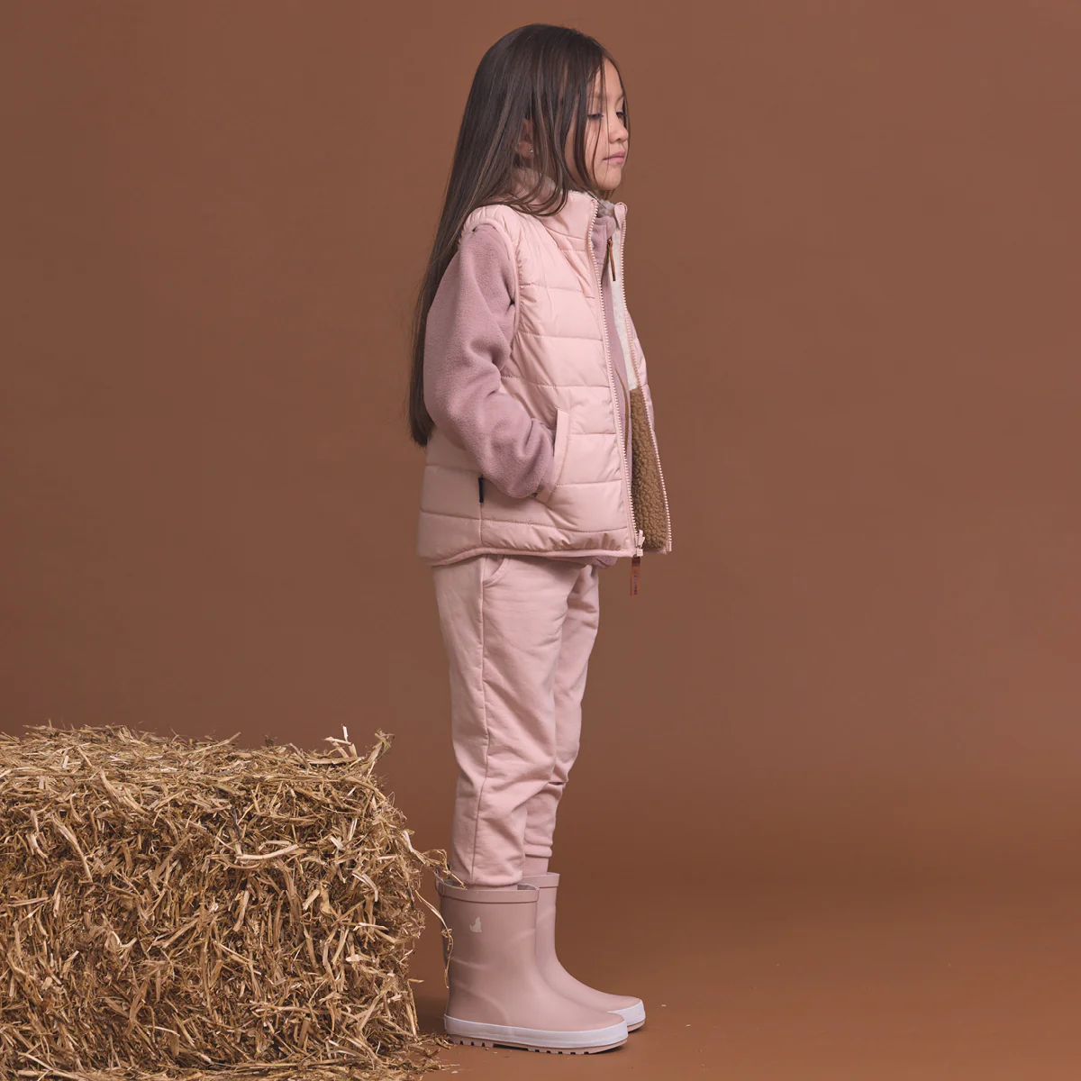 REVERSIBLE YETI VEST Harvest Colourblock - Image 8