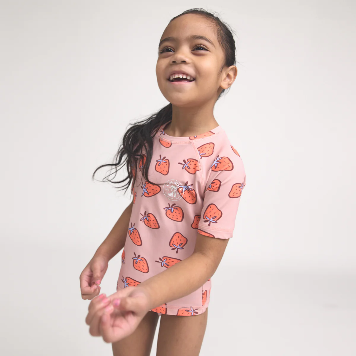 SHORT SLEEVE RASH SET Strawberry Splash - Image 4