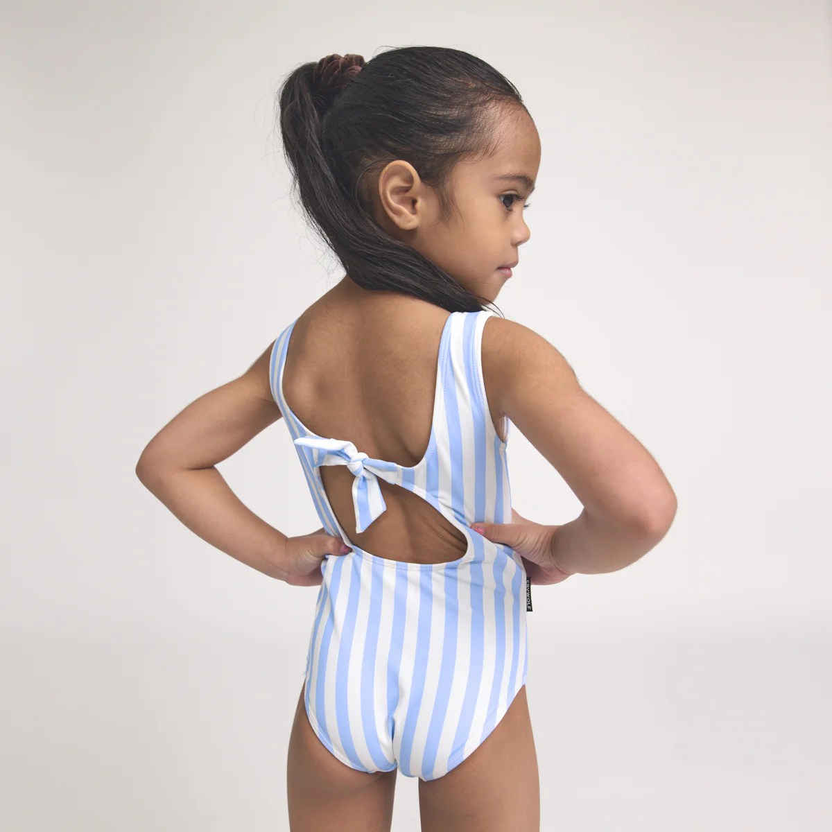 SWIMSUIT Sky Blue Stripe - Image 5