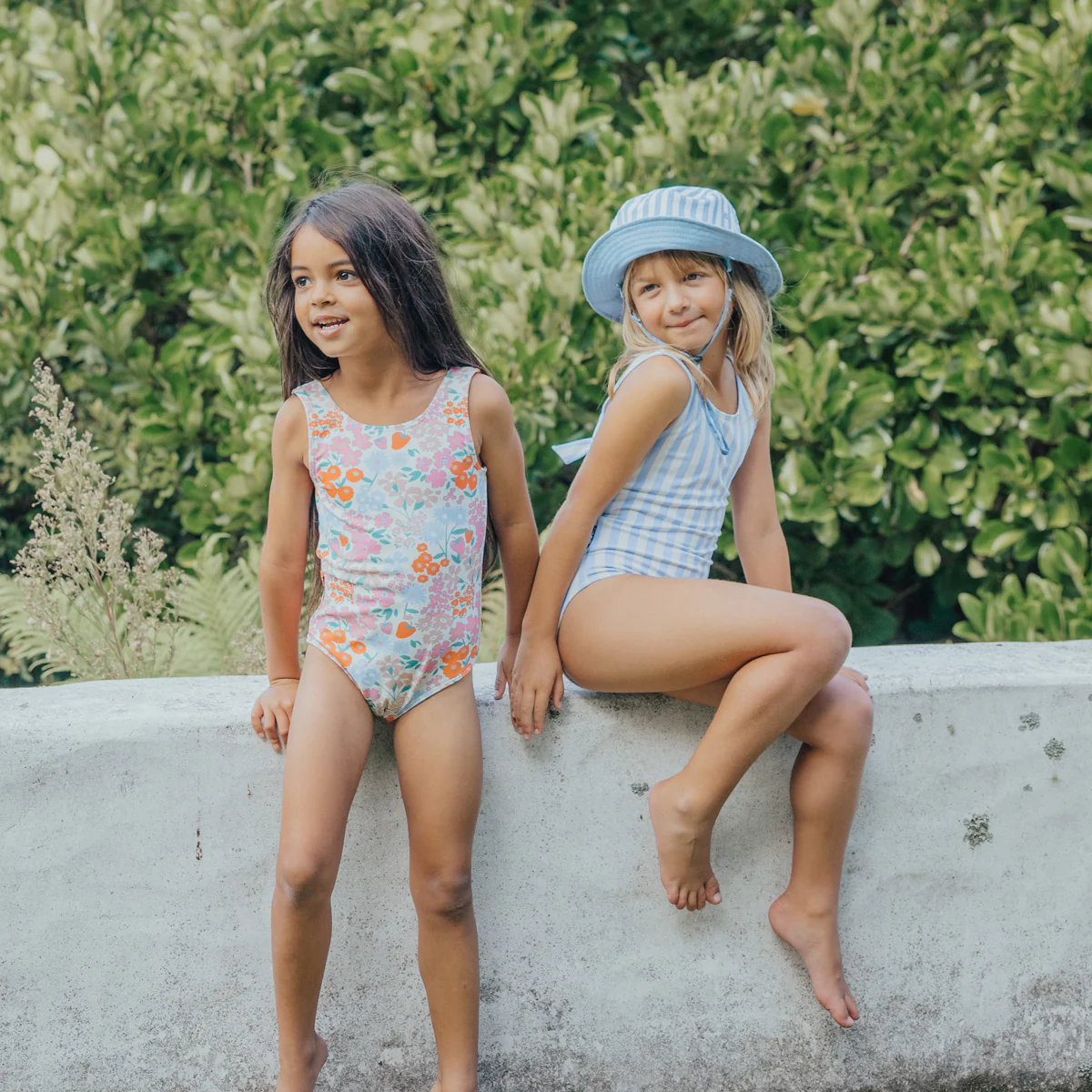 SWIMSUIT Sky Blue Stripe - Image 8